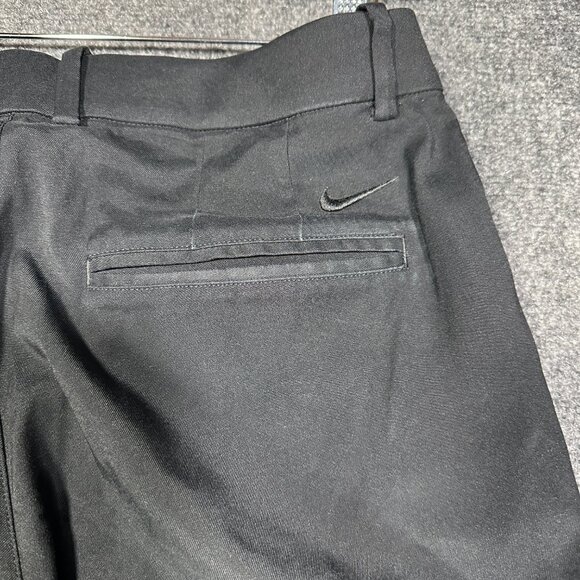 Nike Victory Golf Pants Mens 32 Dri Fit Black Stretch Flat Front Pockets Logo - Picture 7 of 8